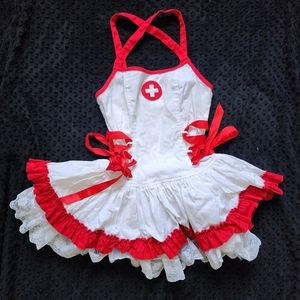 Vintage Lip Service Sexy Nurse Halloween Costume